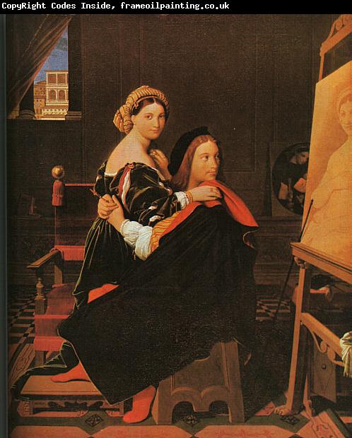 Jean-Auguste Dominique Ingres Raphael and the Fornarina